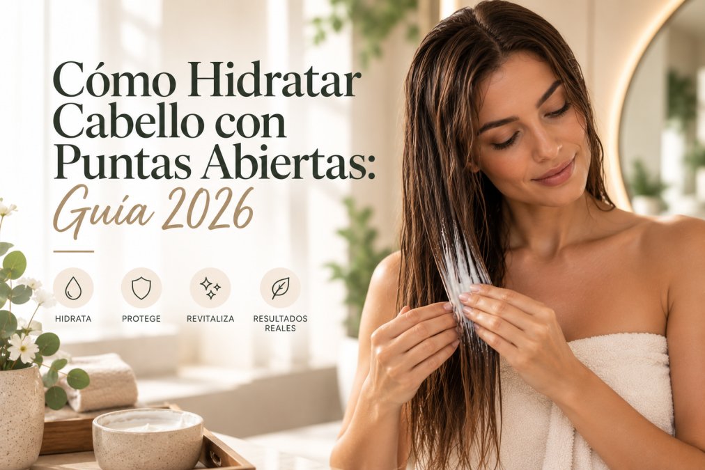 Cómo Hidratar Cabello con Puntas Abiertas: Guía 2026