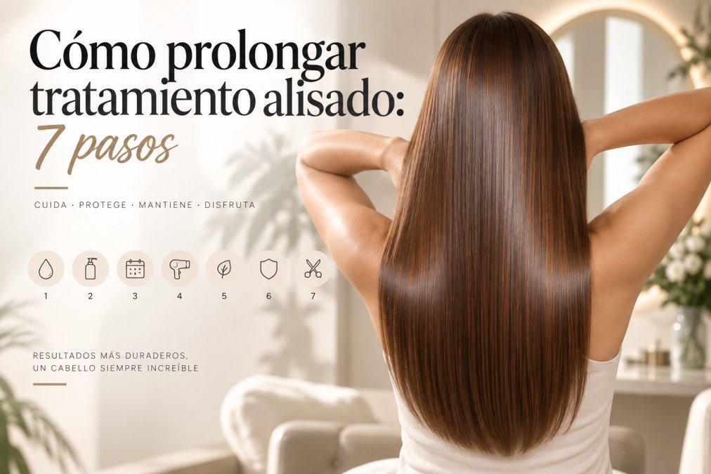 Cómo prolongar tratamiento alisado: 7 pasos