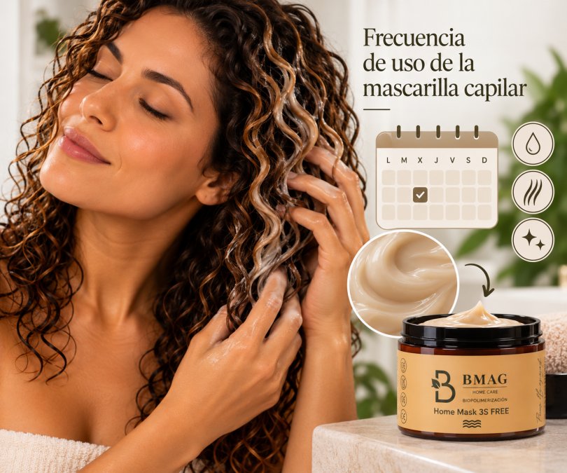 Frecuencia de uso de la mascarilla capilar